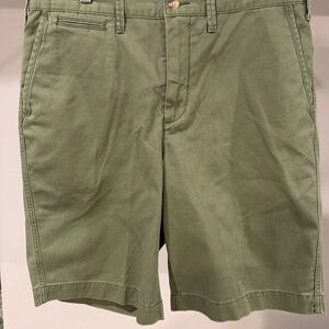 Polo Ralph Lauren Relaxed Fit Chino Shorts Olive Green NWT Size 33